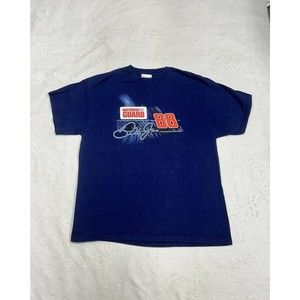Vtg Y2K Dale Earnhardt Jr #88 National Guard NASCAR Navy Blue T-shirt Size Large